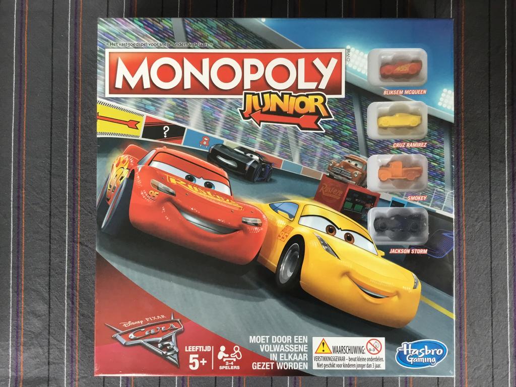 Monopoly Junior Cars 3 - nieuw, Ophalen of Verzenden, Nieuw