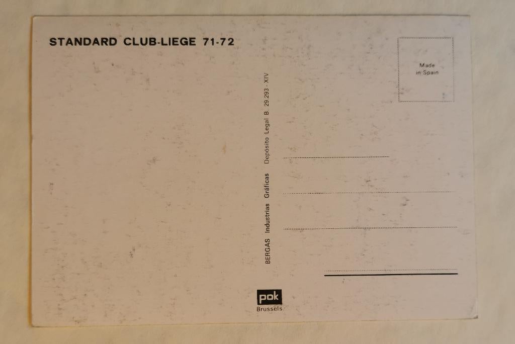 Anderlecht en Standard Luik 1972, Ophalen of Verzenden, Zo goed als nieuw, Meerdere plaatjes