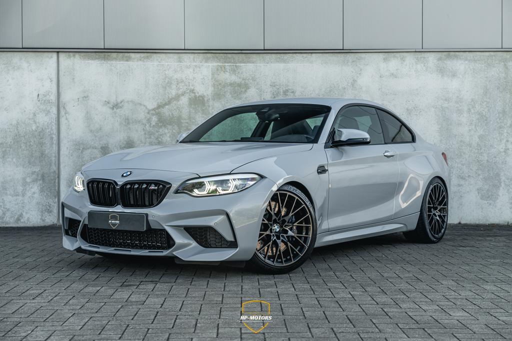 Bmw M2 compétition - 33458 km, Autos, Cuir, Argent ou Gris, Euro 6, Entreprise