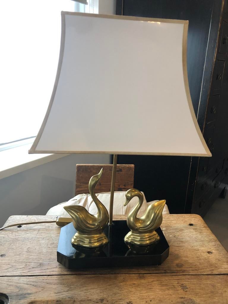 lampe cygne maison jansen 70s, Antiquités & Art, Antiquités | Éclairage, Enlèvement