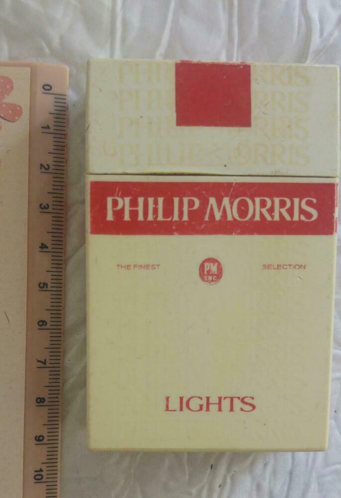 Aansteker Briquet Philips Morris Light T.C. Japan, Ophalen of Verzenden, Gebruikt, Aansteker
