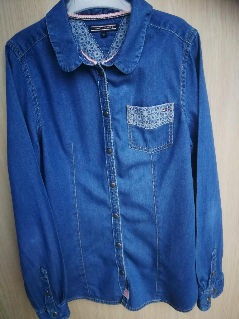 Chemisier en jeans Tommy Hilfiger - taille 164, Enfants & Bébés, Vêtements enfant | Taille 164, Enlèvement ou Envoi, Chemise ou Chemisier