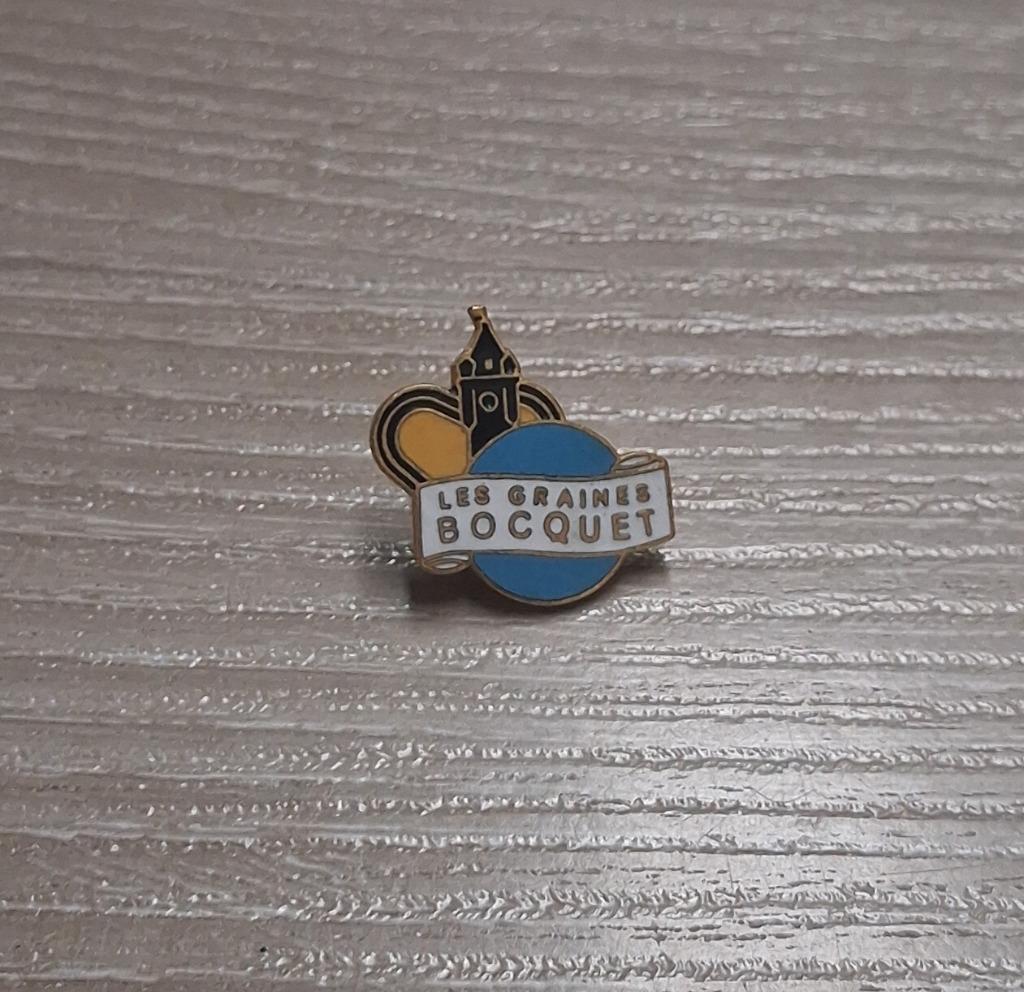 PIN - LES GRAINES BOCQUET, Envoi, Utilisé, Marque, Insigne ou Pin's