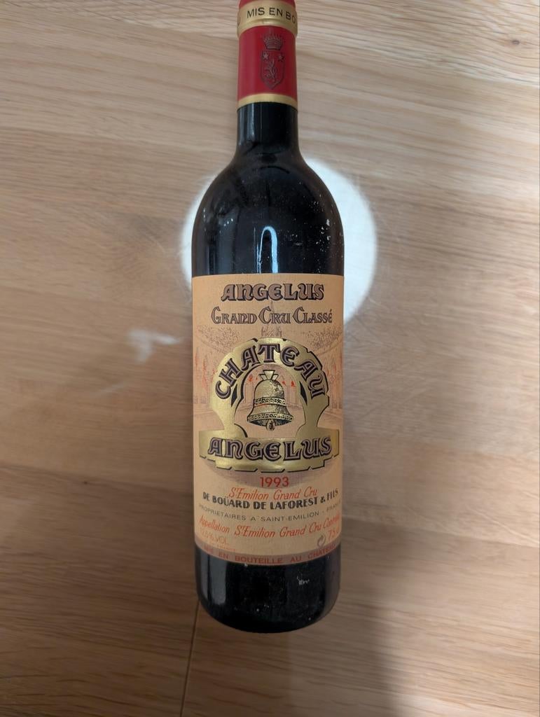 Angelus Grand Cru Classé - 1993, Enlèvement