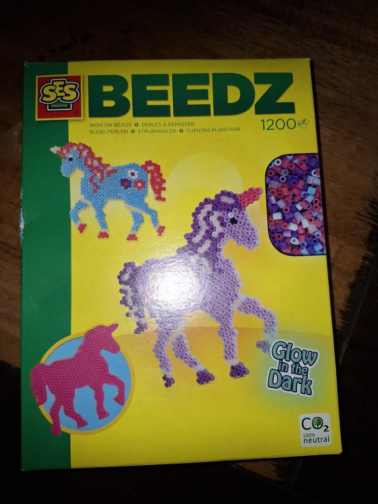 NIEUW Beedz Unicorn Glow in the dark, Kinderen en Baby's, Ophalen of Verzenden, Nieuw, Knutselen