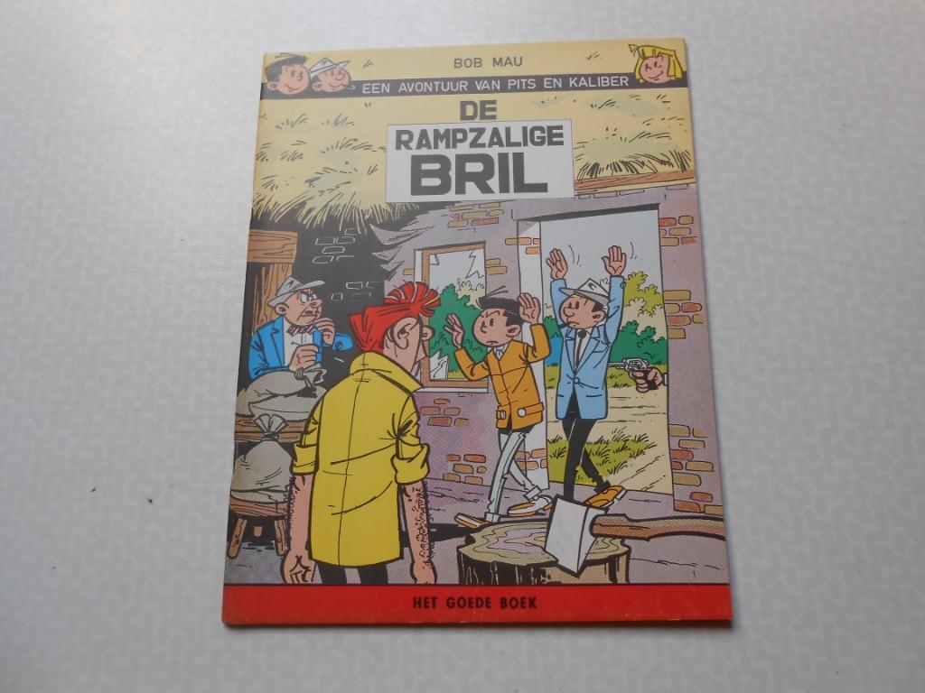Pits en kaliber 4 de rampzalige bril 1ste dr 1961. Het goede, Boeken, Bob Mau, Eén stripboek, Nieuw, Ophalen of Verzenden