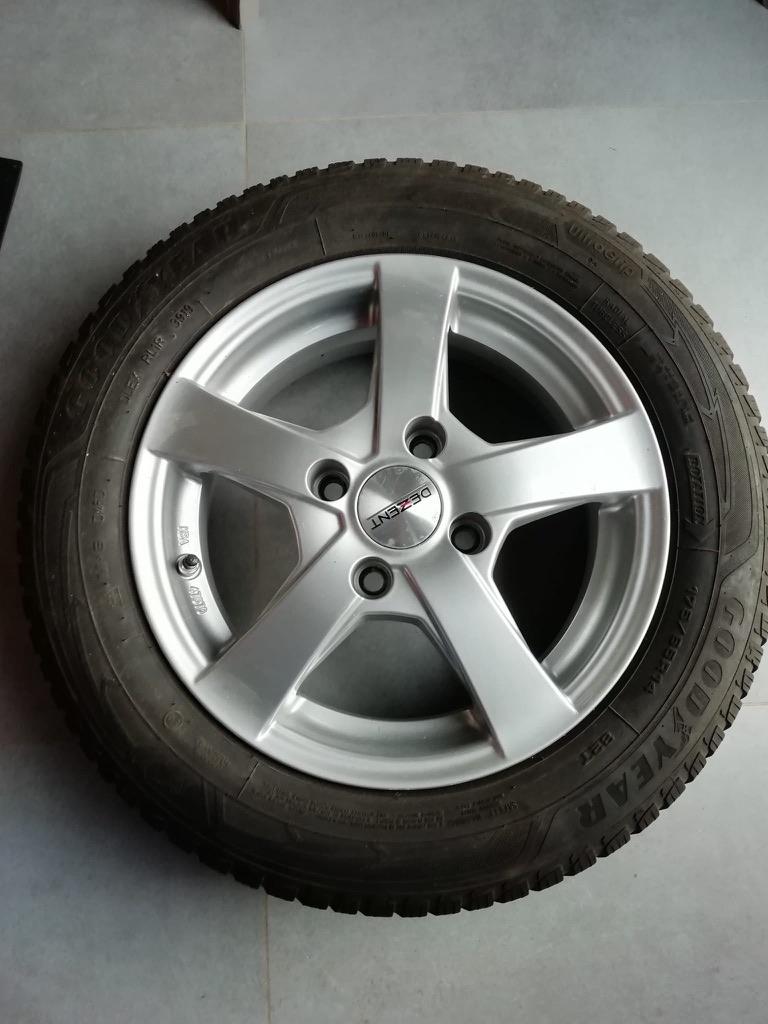 Jantes Dezent 14" + pneus hiver, Autos : Pièces & Accessoires, Pneus & Jantes, 14 pouces, Pneus hiver, 175 mm, Pneu(s)