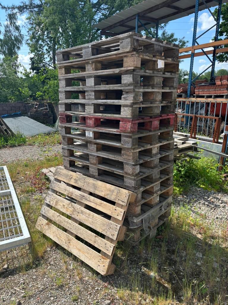 16 europalletten, Enlèvement, Utilisé