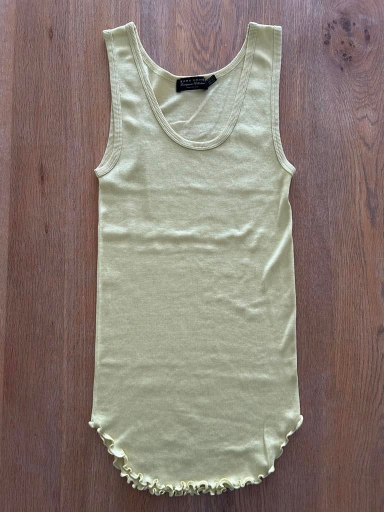 Gele tanktop Zara Home Loungewear Collection maat M/L, Maat 38/40 (M), Zara, Geel, Ophalen of Verzenden