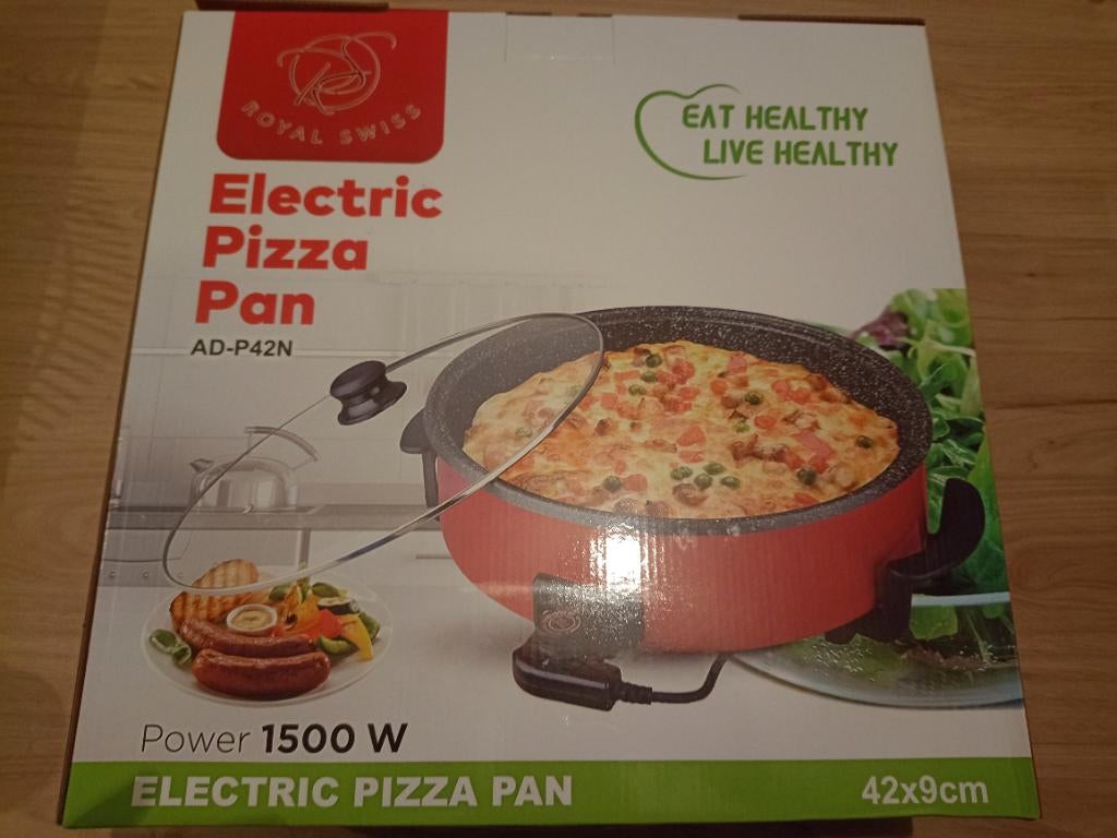 Electric pizza pan - Royal Swiss, Enlèvement, Neuf, Autres types