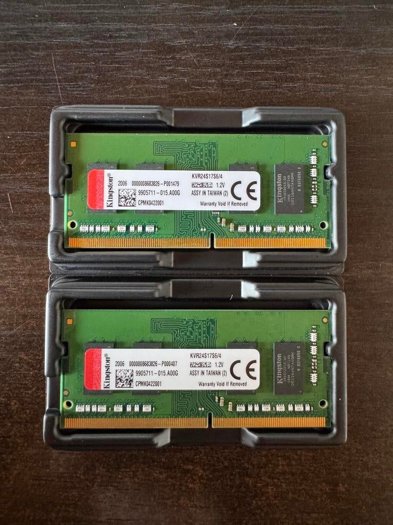 Kingston 4Gb DDR4 PC4-2400, Enlèvement ou Envoi, DDR4, Utilisé, Laptop