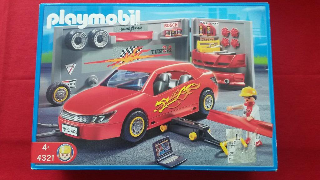 Playmobil 4321 Sportwagen met werkplaats, Enlèvement ou Envoi, Comme neuf
