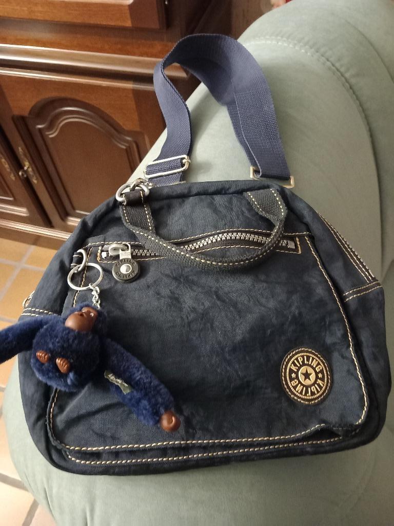 Handtas Kipling, Ophalen, Zo goed als nieuw, Blauw, Handtas