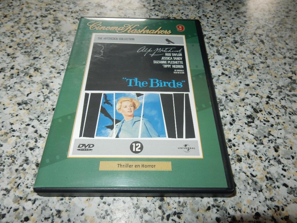 nr.1293- Dvd: the birds - thriller - 1963, CD & DVD, DVD | Thrillers & Policiers, À partir de 12 ans, Enlèvement ou Envoi, Comme neuf