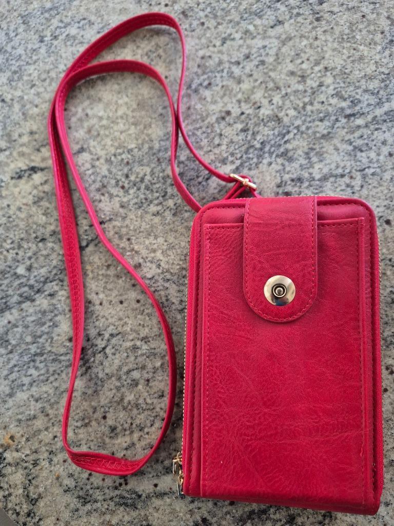 Hand-/Schoudertas, Handtassen en Accessoires, Tassen | Schoudertassen, Nieuw, Overige merken, Rood, Ophalen of Verzenden