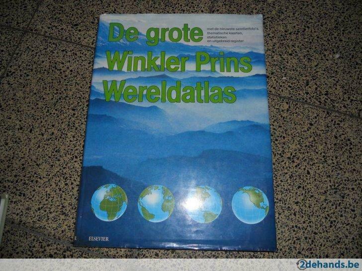 - Boek  Atlas - De grote Winkler Prins -, Enlèvement ou Envoi, Utilisé