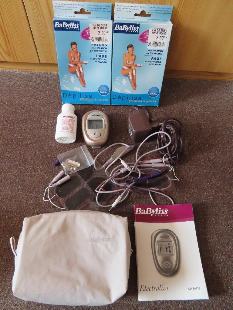 Epilateur Babyliss Electroliss + patchs neufs, Enlèvement ou Envoi, Utilisé, Rasage ou Épilation