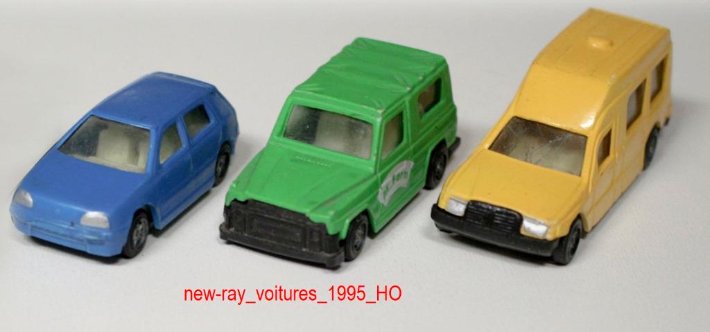 Voertuigen_3 auto's_HO_New-Ray, Ophalen of Verzenden, Gebruikt, Auto, Overige merken