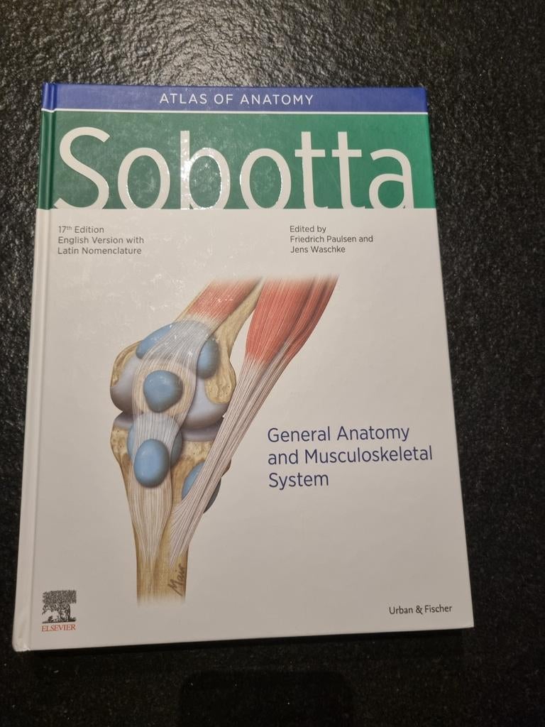 Sobotta  Atlas of Anatomy . General Anatomy, Boeken, Ophalen, Elseviers publishing projects, Zo goed als nieuw, Natuurwetenschap