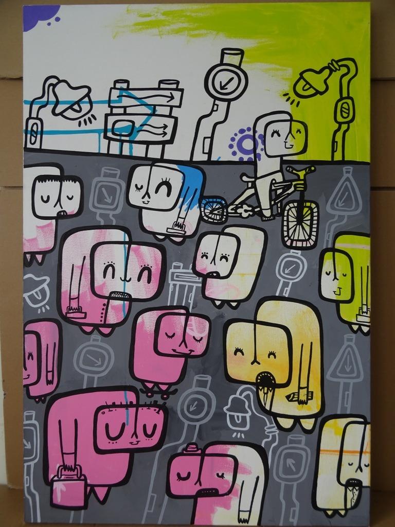 Schilderij Kev Munday Tutti Fruity Kev Munday painting  2016, Ophalen of Verzenden