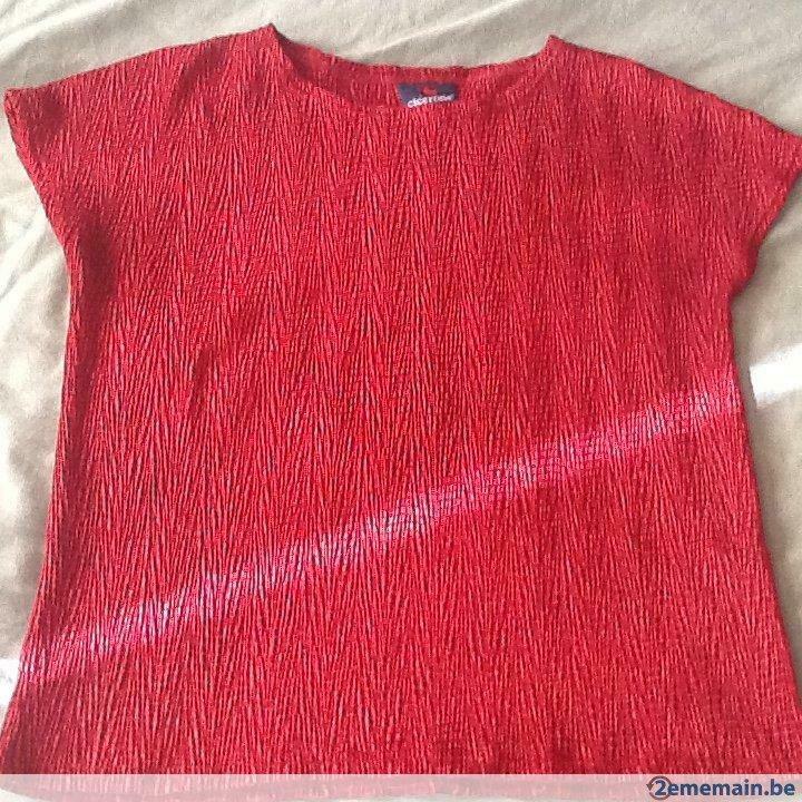 T-shirt cicerone rouge, Ophalen of Verzenden, Gedragen, Maat 38/40 (M), Rood