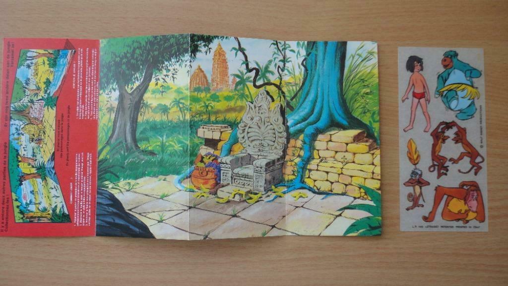 1960 décalcomanies rares le livre de la jungle Walt Disney, Enlèvement ou Envoi, Comme neuf