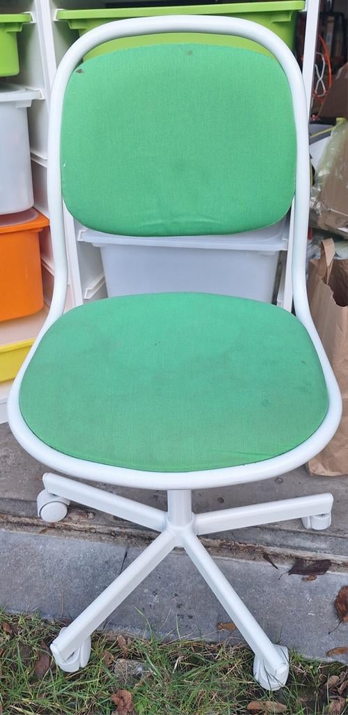 Chaise bureau enfant, Huis en Inrichting, Ergonomisch, Zo goed als nieuw, Groen, Bureaustoel
