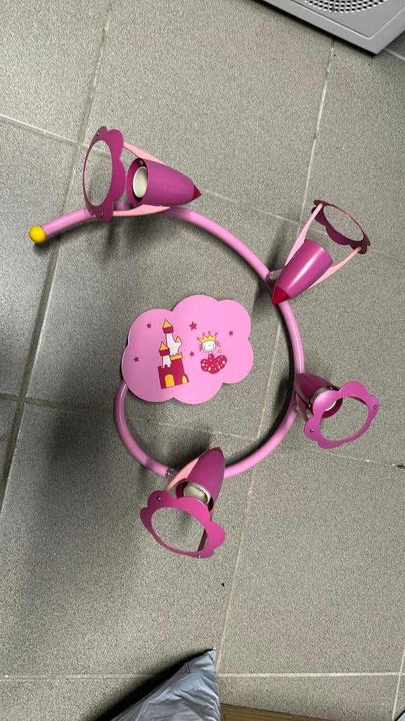 plafondlamp  voor 4 E14 lampen, Zo goed als nieuw