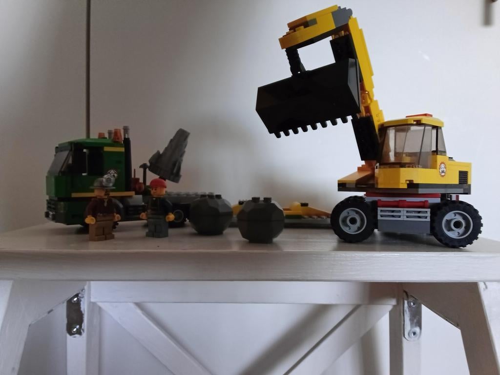 Lego 4203 - Graafmachinetransport, Ophalen of Verzenden, Zo goed als nieuw
