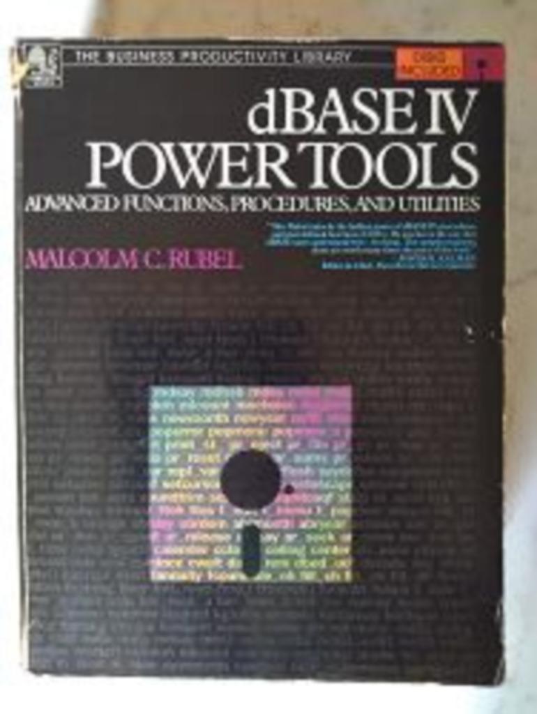 dBase IV Power Tools|Malcolm C. Rubel 0553347683, Enlèvement ou Envoi, Langage de programmation ou Théorie, Comme neuf, Zie beschrijving