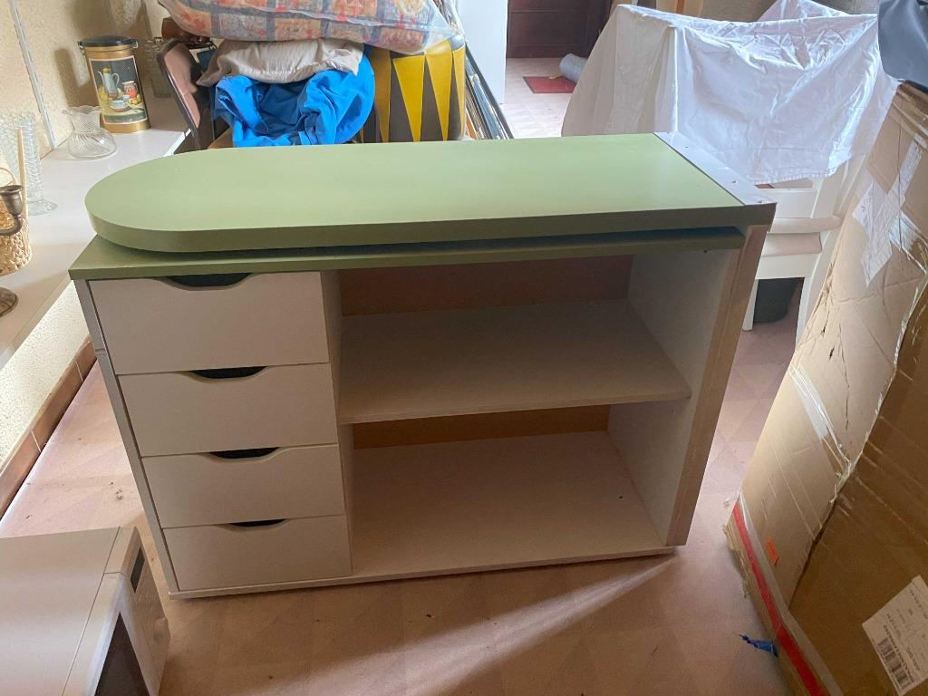 bureau, Huis en Inrichting, Bureaus, Gebruikt, Groen, Ophalen