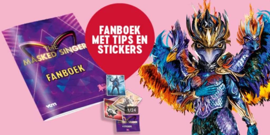 spaaractie - Delhaize - The Masked Singer (Stickers), Verzamelen, Ophalen of Verzenden