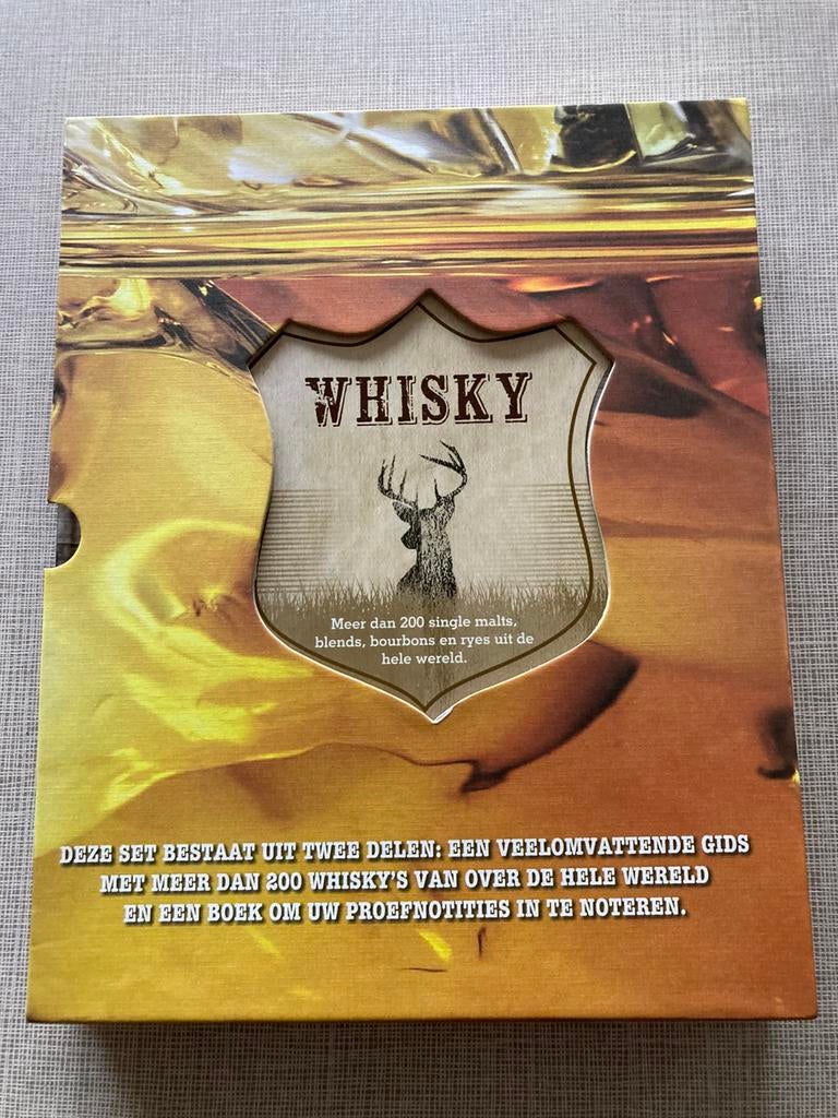 Whisky - set van gids en boek voor proefnotities, Boeken, Ophalen of Verzenden, Nieuw