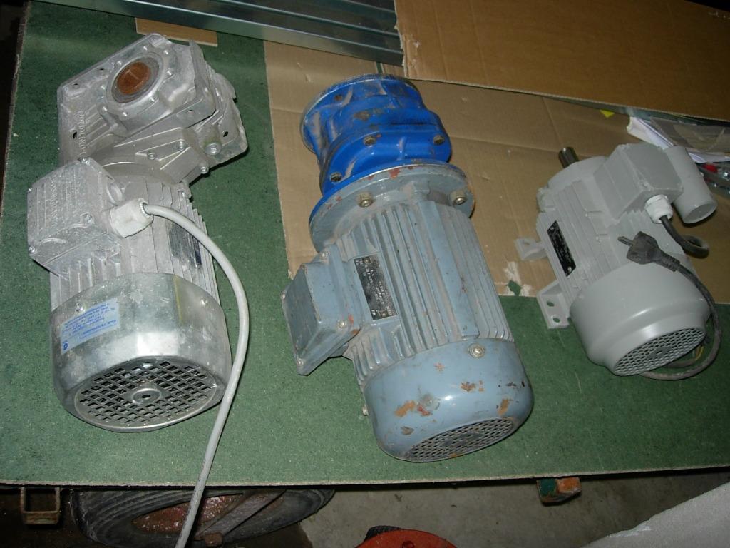 Electro motoren/ reductie, Doe-het-zelf en Bouw, Motoren, Ophalen, Gebruikt, Elektromotor