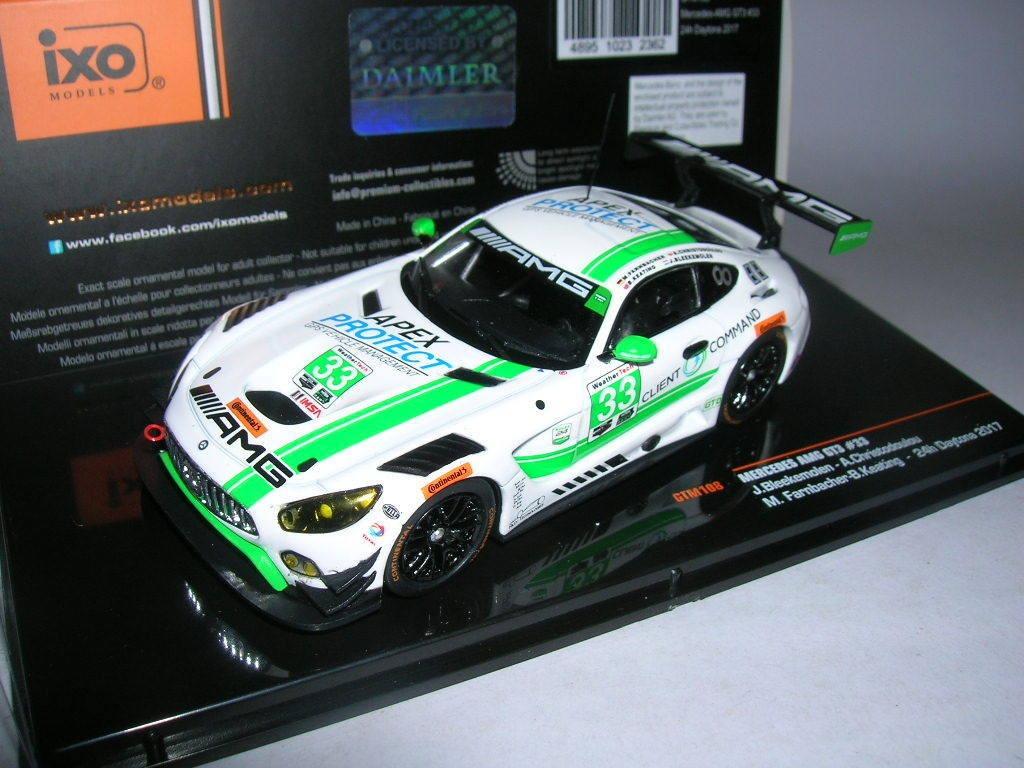 1:43 Ixo GTM108 Mercedes AMG GT3 Team Riley Motorsports, Enlèvement ou Envoi, Neuf, Voiture