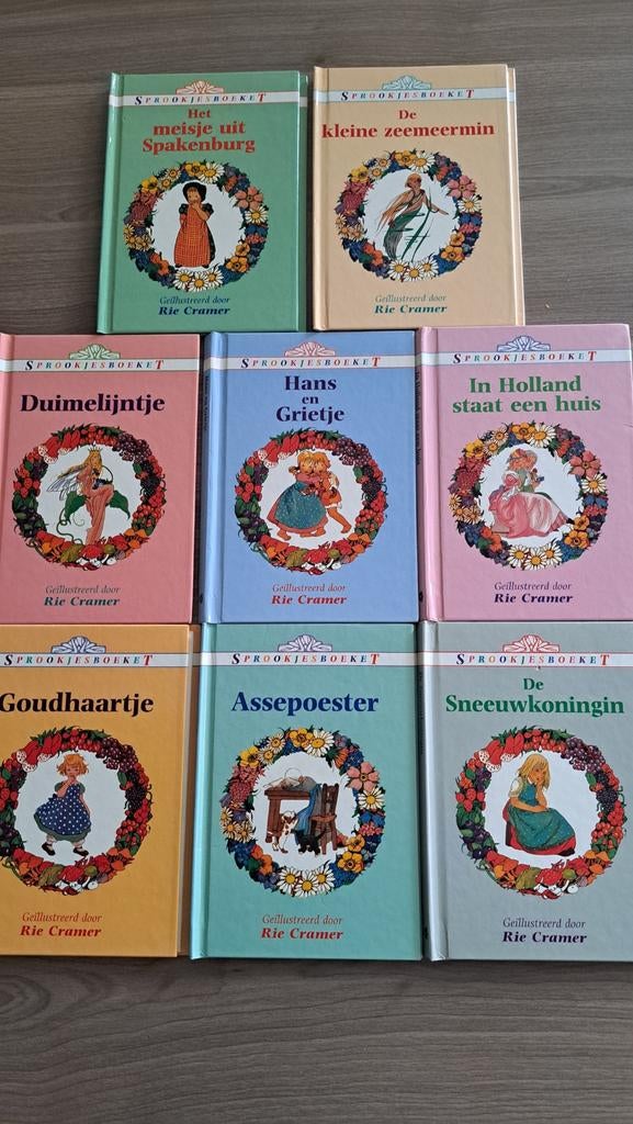 8  leesboekjes ,Sprookjesboeket van Rie Cramer, Boeken, Ophalen of Verzenden