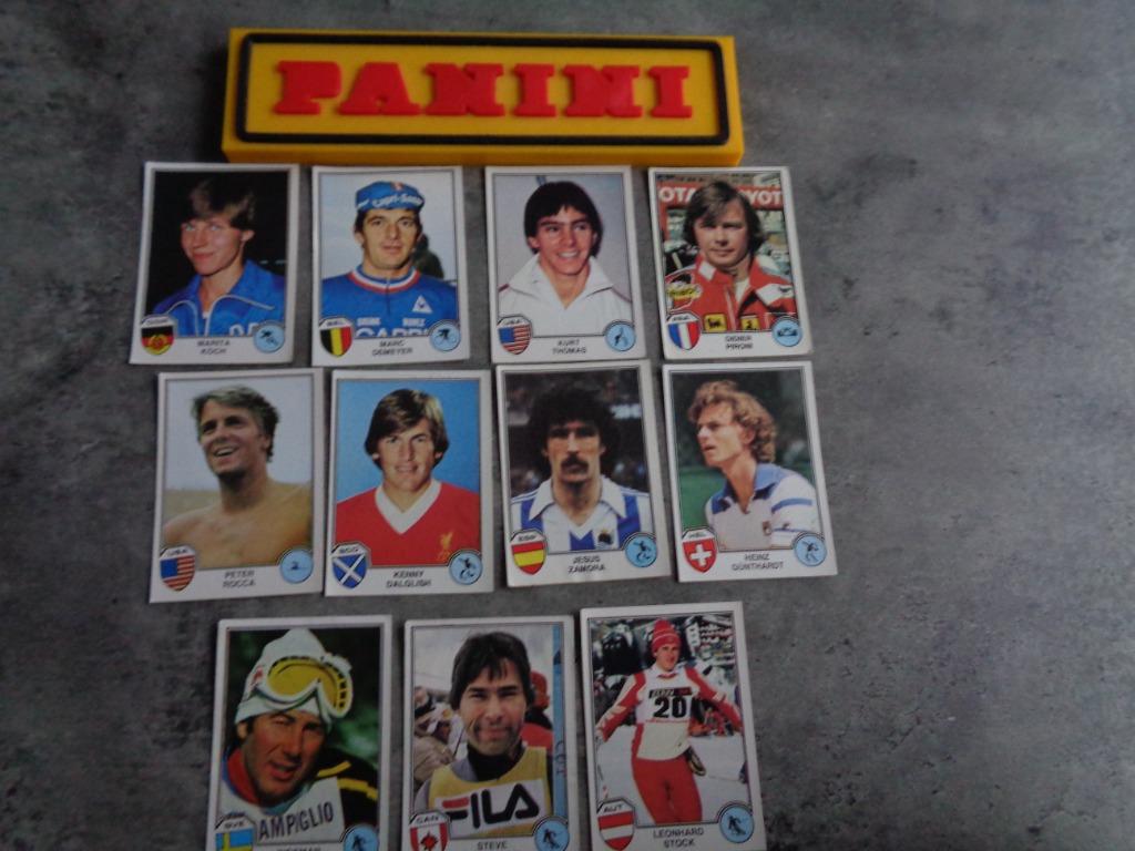 PANINI  STICKERS SUPERSTARS  EURO FOOTBALL 82  11X, Verzenden