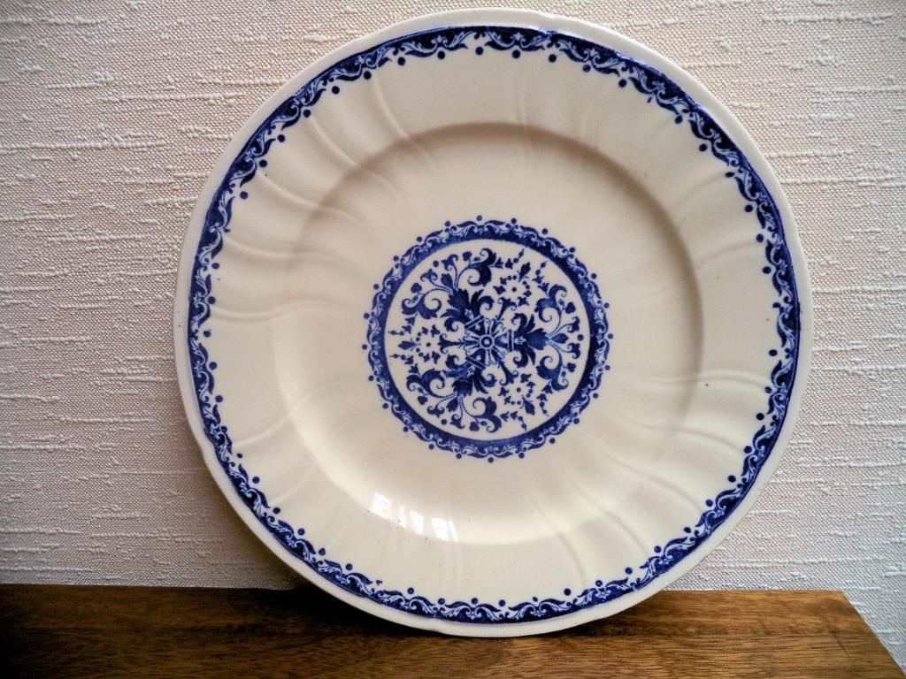 Assiette en faïence de Gien - fin 19ème, Ophalen of Verzenden