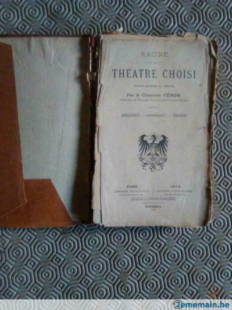 Racine: Théâtre choisi, Enlèvement ou Envoi