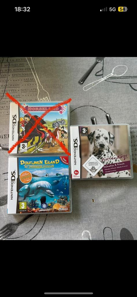 Nintendo DS: Nintendogs + Dolfijneneiland, Enlèvement ou Envoi, Comme neuf, Puzzle et Éducatif, À partir de 3 ans