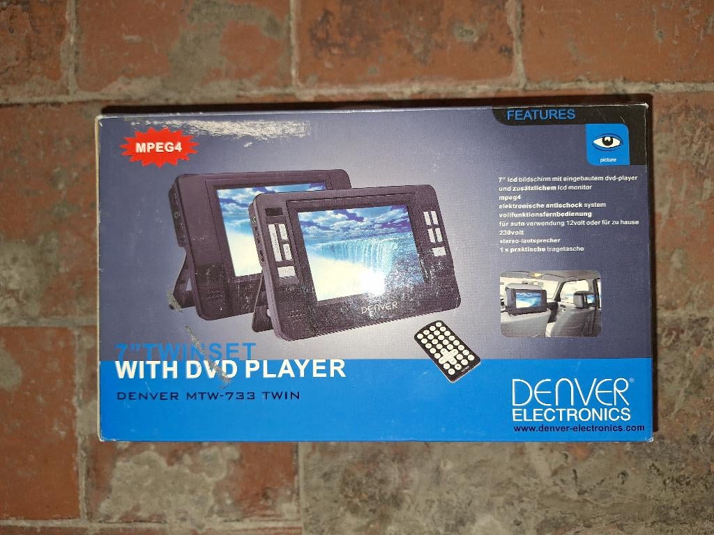 draagbare DVD speler voor in auto, Gebruikt, Draagbaar, Ophalen, Overige merken