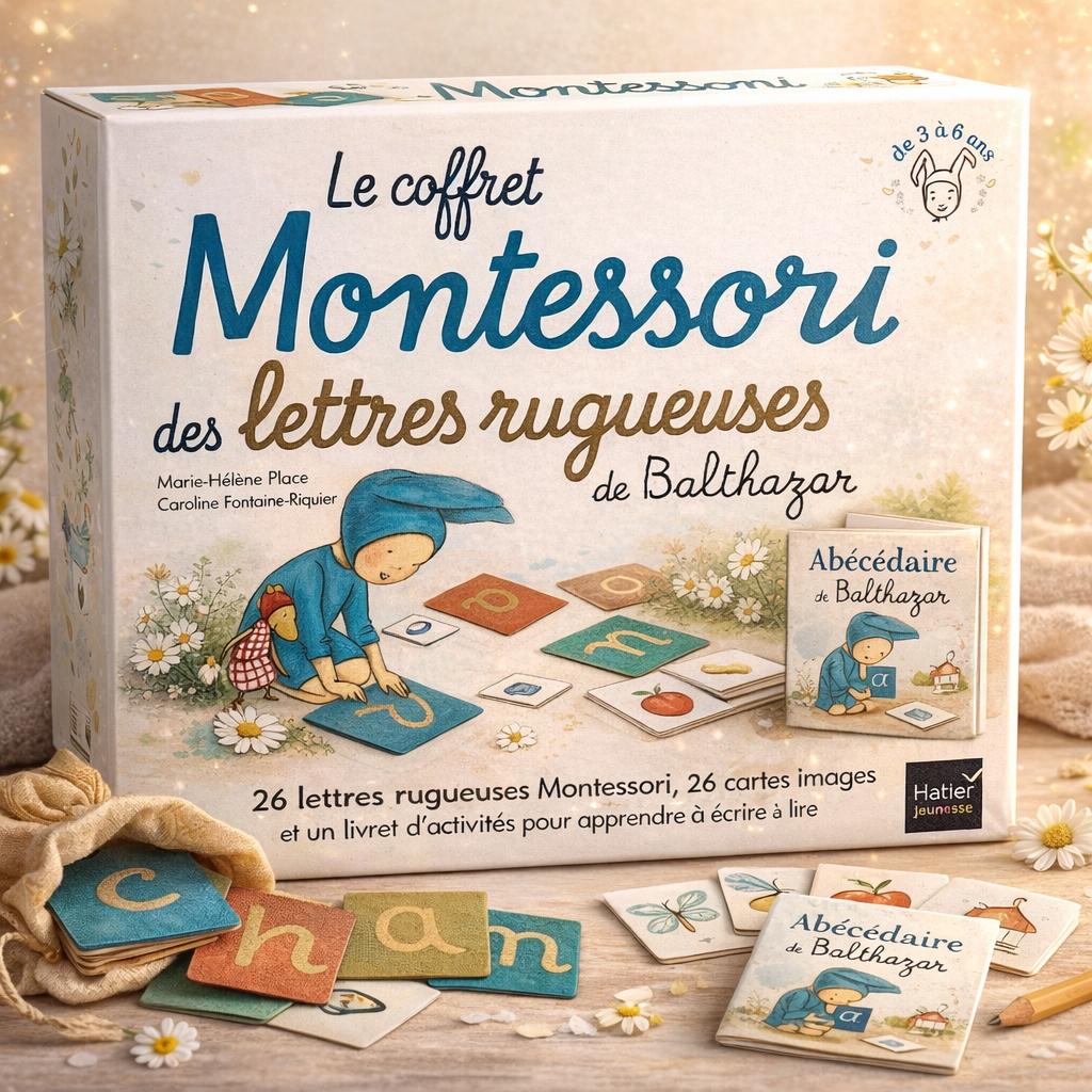 Le coffret Montessori les lettres rugueuses, Livres, Enlèvement, Neuf