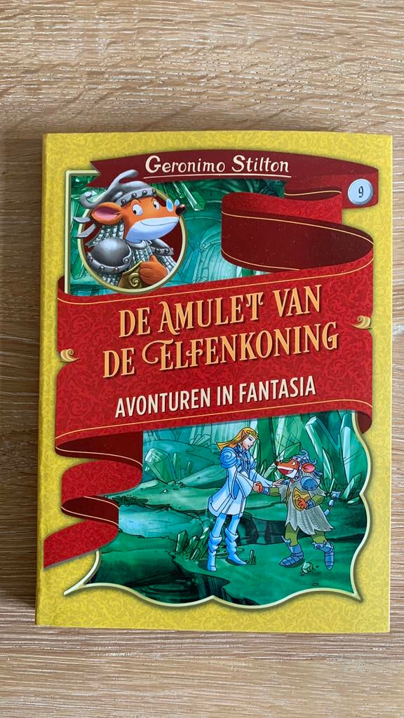 Geronimo Stilton - De amulet van de elfenkoning, Fictie algemeen, Geronimo Stilton, Nieuw, Ophalen of Verzenden
