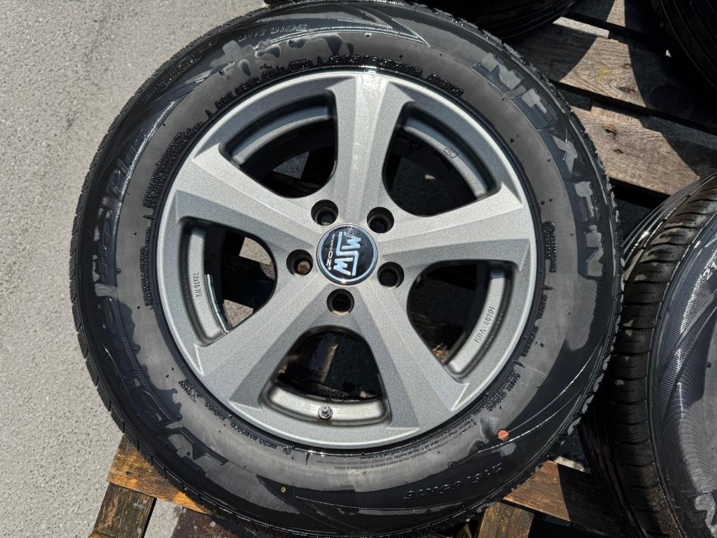 4 roues alu Mitsubishi ASX / Dacia Duster, Autos : Pièces & Accessoires, Enlèvement, Utilisé, Mitsubishi