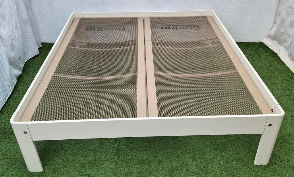 Auping Auronde Bed 180x210cm 48cm Hoog (Seniorenhoogte), Ophalen of Verzenden, Zo goed als nieuw