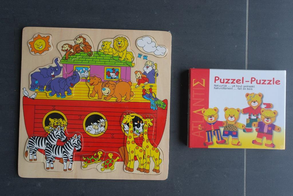 lot de 2 puzzles en bois (neufs), Enlèvement ou Envoi, Neuf, En bois