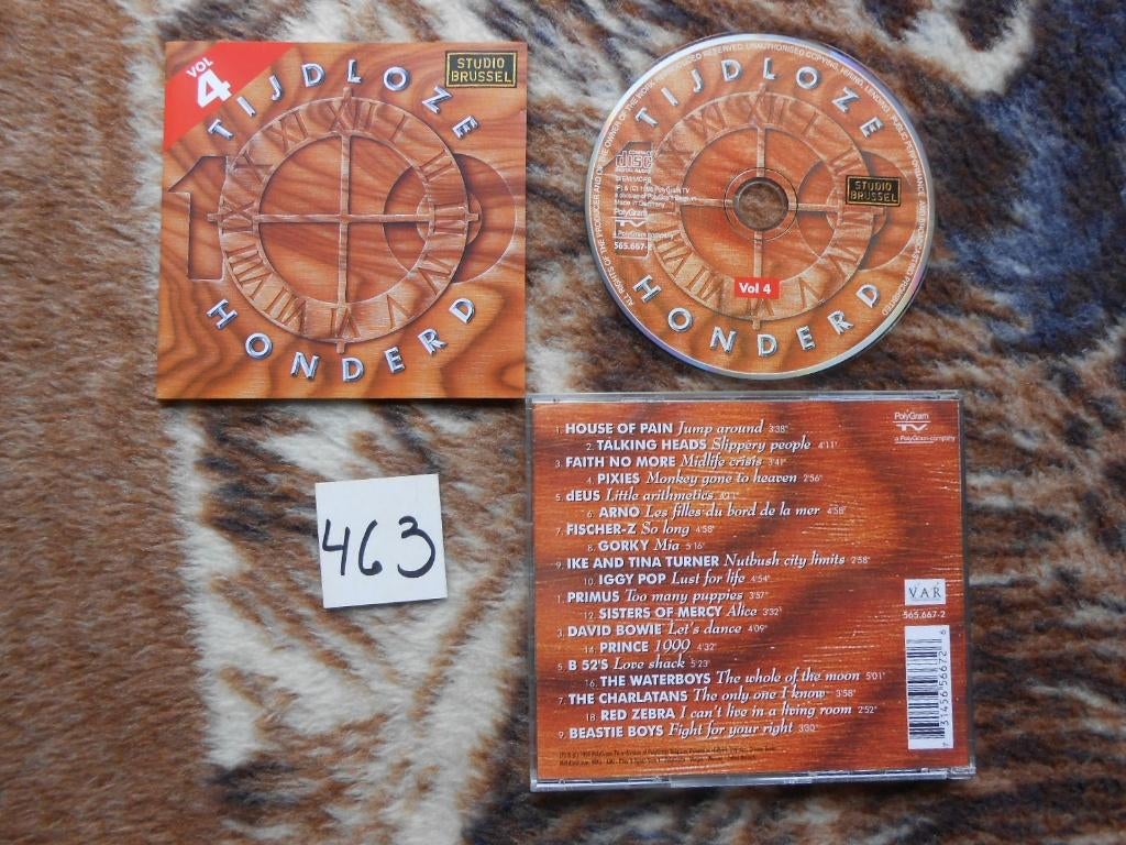 CD Tijdloze Honderd Vol 4  uit 1998  studio Brussel, Cd's en Dvd's, Ophalen of Verzenden, Gebruikt