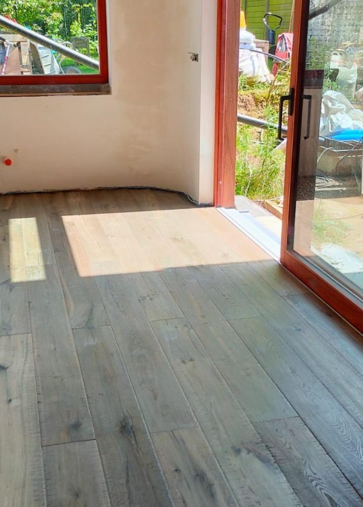 Nouveau parquet en chêne. Fabriqué en Belgique, Bricolage & Construction, Neuf, Chêne, Moins de 200 cm, Planche