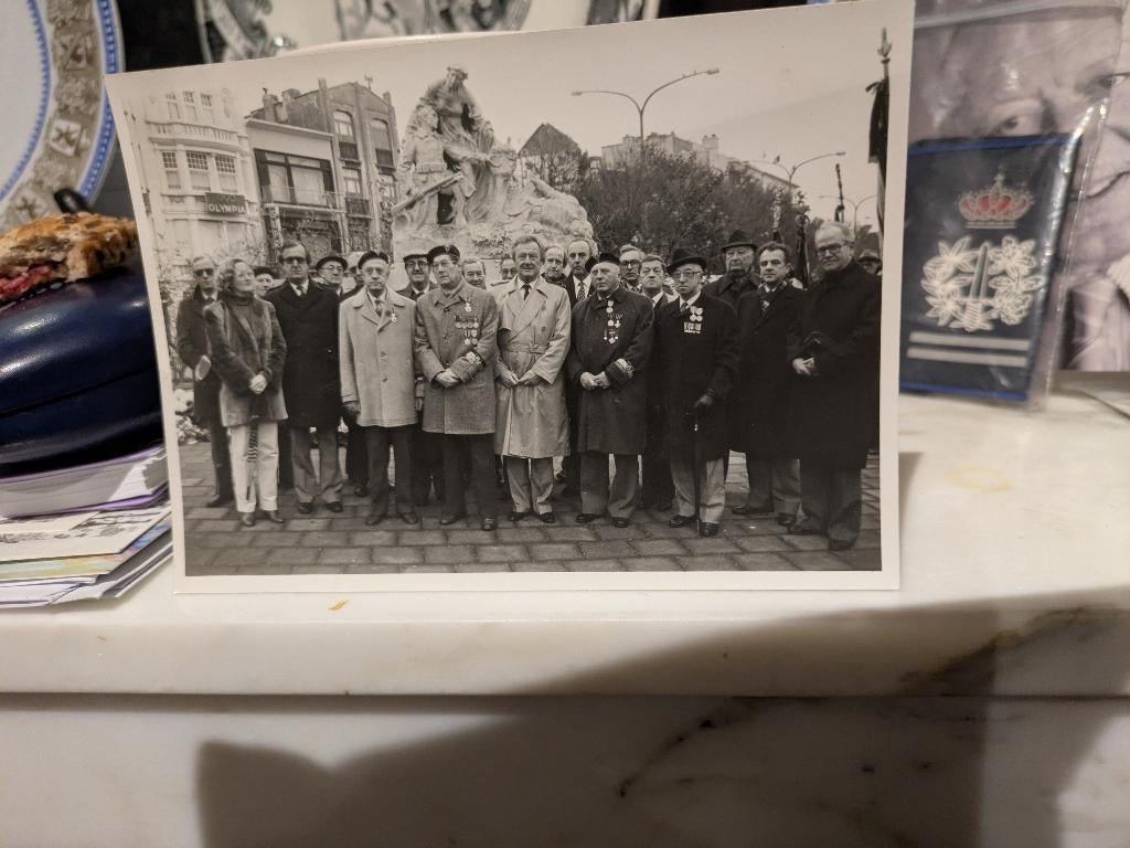 Foto oudstrijders, Ophalen of Verzenden, Landmacht, Foto of Poster