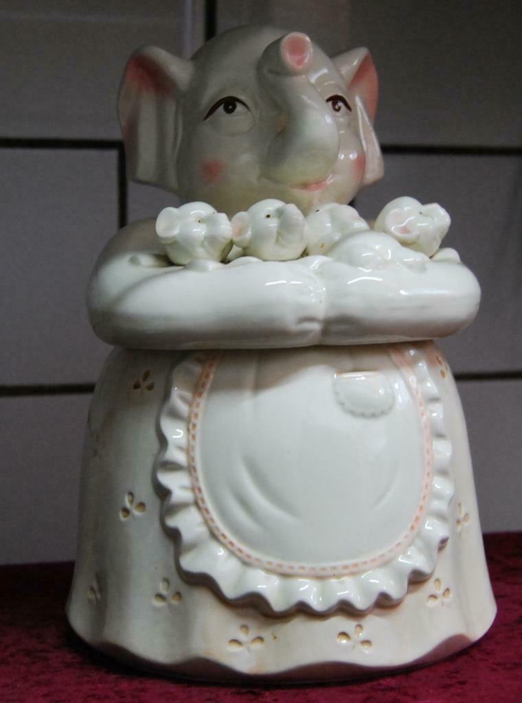Olifant koekjes pot keramiek, made in Japan, Antiek en Kunst, Ophalen of Verzenden